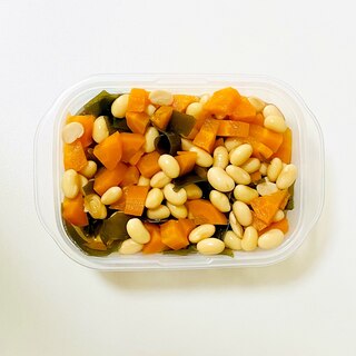 大豆と野菜の簡単煮